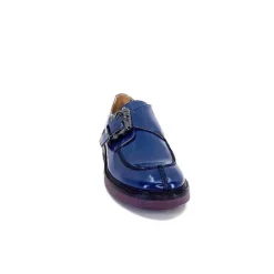 Masculin|Mocassins<Donna Carolina Mocassins 50.912.012 Cuir Spazzolato Bleu