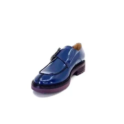 Masculin|Mocassins<Donna Carolina Mocassins 50.912.012 Cuir Spazzolato Bleu