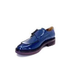 Masculin|Mocassins<Donna Carolina Mocassins 50.912.012 Cuir Spazzolato Bleu