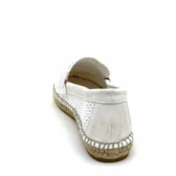 Vacances|Semelles Corde<Gaimo Mocassins Zona Textile Blanc