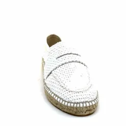 Vacances|Semelles Corde<Gaimo Mocassins Zona Textile Blanc