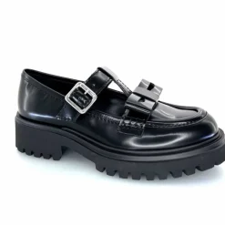 Fantaisie|Mocassins<Guglielmo Rotta Mocassins Whiley Cuir Noir