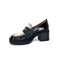 Masculin|Elégant<Hispanitas Mocassins Chi 232965 Everest Cuir Vernis Cuir Vert &amp; Beige Noir