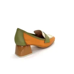Masculin|Mocassins<Hispanitas Mocassins Chv 243277 Cuir Beige Vert Orange
