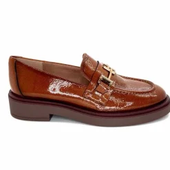 Elégant|Mocassins<Hispanitas Mocassins Hi 243632 Brookly Cuir Vernis Marron