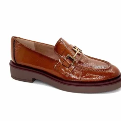 Elégant|Mocassins<Hispanitas Mocassins Hi 243632 Brookly Cuir Vernis Marron