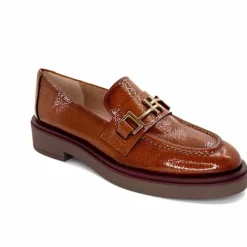 Elégant|Mocassins<Hispanitas Mocassins Hi 243632 Brookly Cuir Vernis Marron