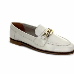 Féminin|Mocassins<Ivoire0209b Mocassins Ivoire 12779 Cuir Beige Crème