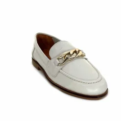 Féminin|Mocassins<Ivoire0209b Mocassins Ivoire 12779 Cuir Beige Crème