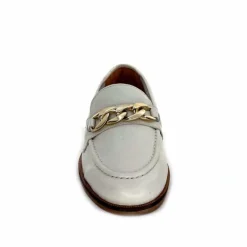 Féminin|Mocassins<Ivoire0209b Mocassins Ivoire 12779 Cuir Beige Crème
