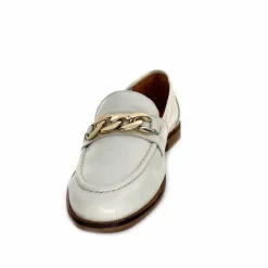 Féminin|Mocassins<Ivoire0209b Mocassins Ivoire 12779 Cuir Beige Crème