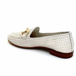 Vacances|Masculin<382-ivoire Mocassins Ivoire 2014 Cuir Blanc