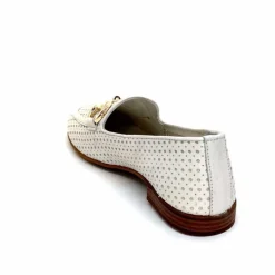 Vacances|Masculin<382-ivoire Mocassins Ivoire 2014 Cuir Blanc