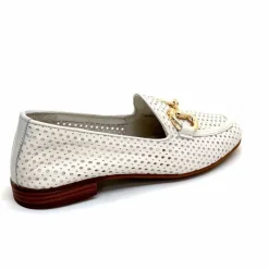 Vacances|Masculin<382-ivoire Mocassins Ivoire 2014 Cuir Blanc