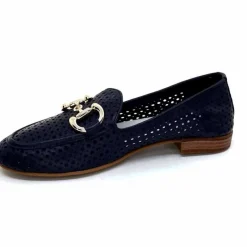 Masculin|Mocassins<382-ivoire Mocassins Ivoire 2014 Cuir Bleu Marine