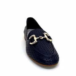 Masculin|Mocassins<382-ivoire Mocassins Ivoire 2014 Cuir Bleu Marine