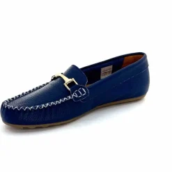 Basic|Mocassins<Ivoire0209b Mocassins Ivoire 12052 Cuir Bleu
