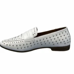 Rock|Mocassins<Ivoire0401a Mocassins Ivoire 500.1000 Cuir Blanc