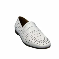 Rock|Mocassins<Ivoire0401a Mocassins Ivoire 500.1000 Cuir Blanc