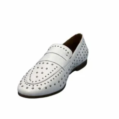 Rock|Mocassins<Ivoire0401a Mocassins Ivoire 500.1000 Cuir Blanc