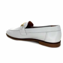Féminin|Mocassins<Ivoire0209b Mocassins Ivoire 12646 Cuir Crème