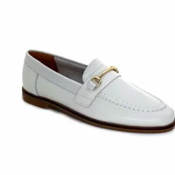 Féminin|Mocassins<Ivoire0209b Mocassins Ivoire 12646 Cuir Crème