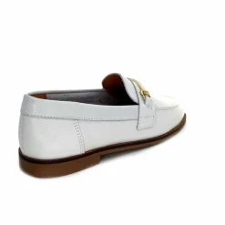 Féminin|Mocassins<Ivoire0209b Mocassins Ivoire 12646 Cuir Crème