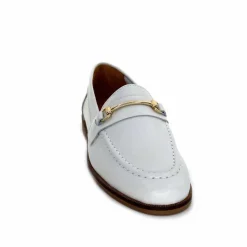 Féminin|Mocassins<Ivoire0209b Mocassins Ivoire 12646 Cuir Crème