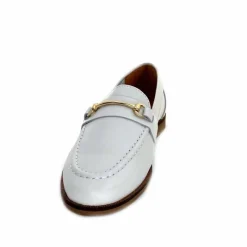 Féminin|Mocassins<Ivoire0209b Mocassins Ivoire 12646 Cuir Crème