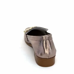 Masculin|Mocassins<382-ivoire Mocassins Ivoire 30303 Cuir Métal Bronze