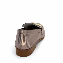 Masculin|Mocassins<382-ivoire Mocassins Ivoire 30303 Cuir Métal Bronze