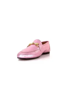 Masculin|Bijoux<Ivoire0209b Mocassins Ivoire 12588 Cuir Métal Rose