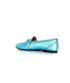 Masculin|Bijoux<Ivoire0209b Mocassins Ivoire 12588 Cuir Métal Azul Bleu
