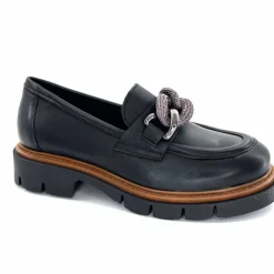 Masculin|Mocassins<Ivoire0351a Mocassins Ivoire 2546395 Cuir Noir