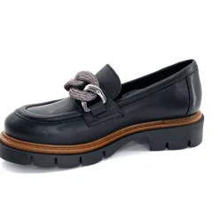 Masculin|Mocassins<Ivoire0351a Mocassins Ivoire 2546395 Cuir Noir