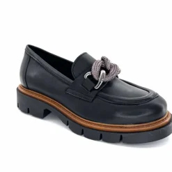 Masculin|Mocassins<Ivoire0351a Mocassins Ivoire 2546395 Cuir Noir