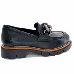 Masculin|Mocassins<Ivoire0351a Mocassins Ivoire 2546395 Cuir Noir