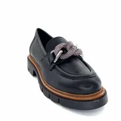 Masculin|Mocassins<Ivoire0351a Mocassins Ivoire 2546395 Cuir Noir