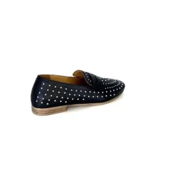 Masculin|Mocassins<Ivoire0401a Mocassins Ivoire 500.1000 Cuir Noir