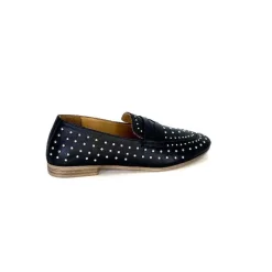 Masculin|Mocassins<Ivoire0401a Mocassins Ivoire 500.1000 Cuir Noir