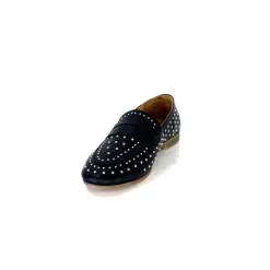 Masculin|Mocassins<Ivoire0401a Mocassins Ivoire 500.1000 Cuir Noir