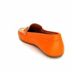 Basic|Mocassins<Ivoire0209b Mocassins Ivoire 12052 Cuir Orange