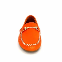 Basic|Mocassins<Ivoire0209b Mocassins Ivoire 12052 Cuir Orange