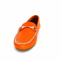 Basic|Mocassins<Ivoire0209b Mocassins Ivoire 12052 Cuir Orange