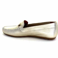 Basic|Mocassins<Ivoire0209b Mocassins Ivoire 12052 Cuir Platine Dé Or