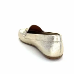 Basic|Mocassins<Ivoire0209b Mocassins Ivoire 12052 Cuir Platine Dé Or