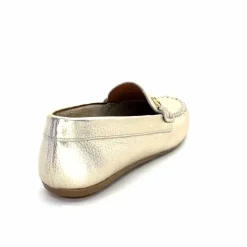 Basic|Mocassins<Ivoire0209b Mocassins Ivoire 12052 Cuir Platine Dé Or