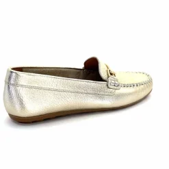Basic|Mocassins<Ivoire0209b Mocassins Ivoire 12052 Cuir Platine Dé Or