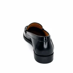 Elégant|Basic<Ivoire0209b Mocassins Ivoire 13374 Cuir Polido Noir