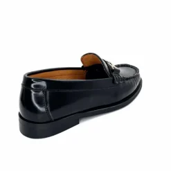 Elégant|Basic<Ivoire0209b Mocassins Ivoire 13374 Cuir Polido Noir